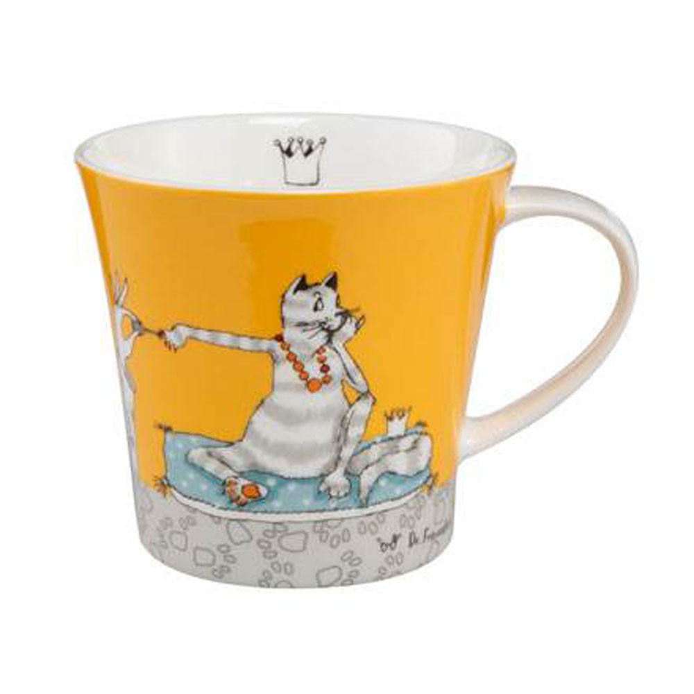 KÜNSTLERTASSE Für meine Katze -Dr. Barbara Freundlieb Bunt Fine Bone China - Multicolor, Keramik (0.35L) - Goebel