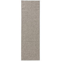 OUTDOORLÄUFER Iowa Hellgrau 80x300 cm - Hellgrau, Kunststoff (80/300cm) - benuta
