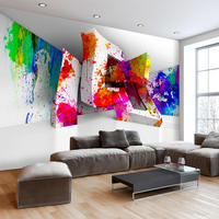 SELBSTKLEBENDE FOTOTAPETE 441/315 cm - Multicolor/Weiß, Kunststoff/Textil (441/1cm) - KUNSTLOFT