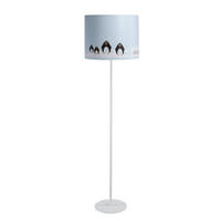 STEHLAMPE Bunt 40/30 cm - Multicolor/Weiß, Kunststoff (30/3.8/30cm) - ONZENO