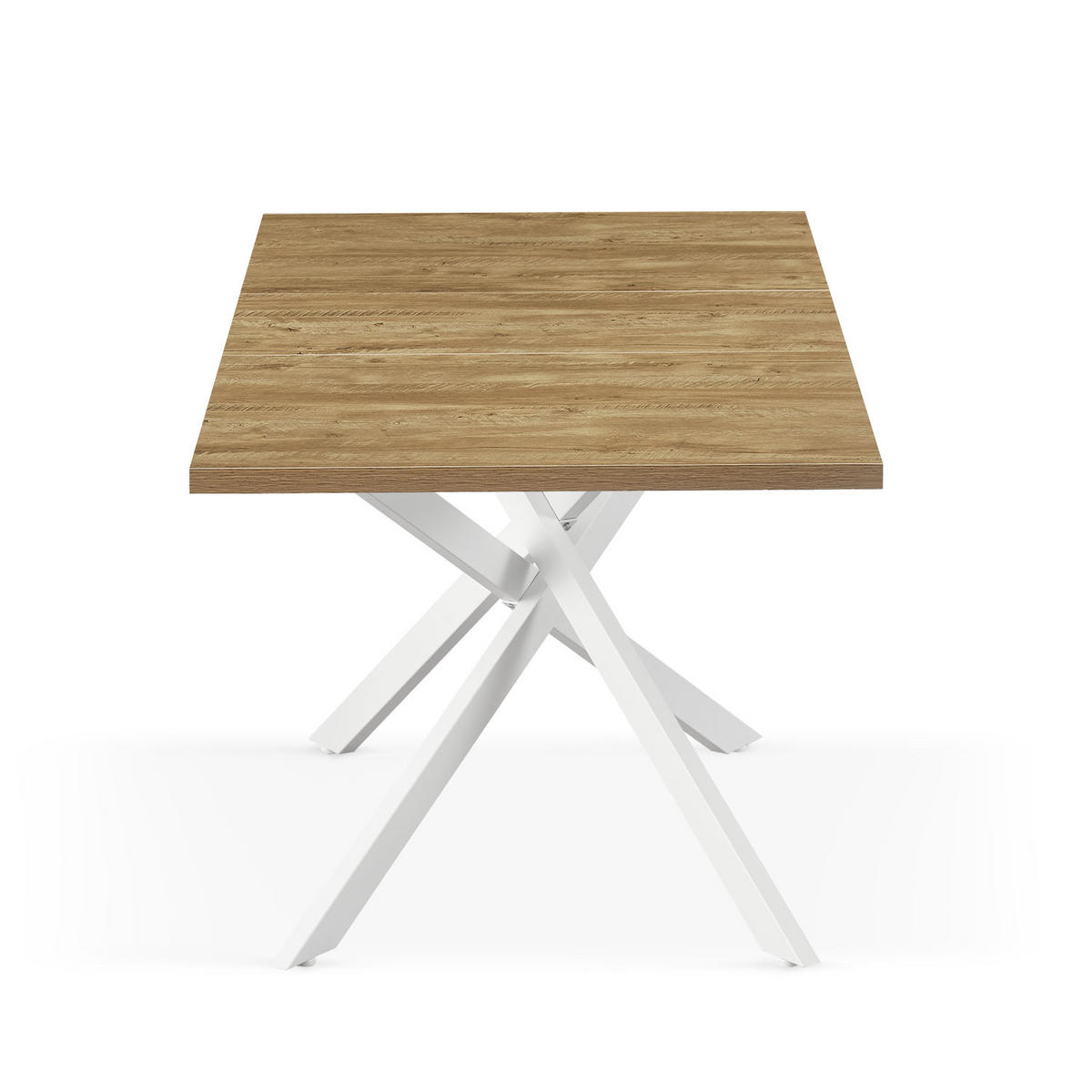 ESSTISCH BEA 120-160/80/76 cm Wildeiche - Wildeiche, Holz (80/120/76cm) - B&D Home