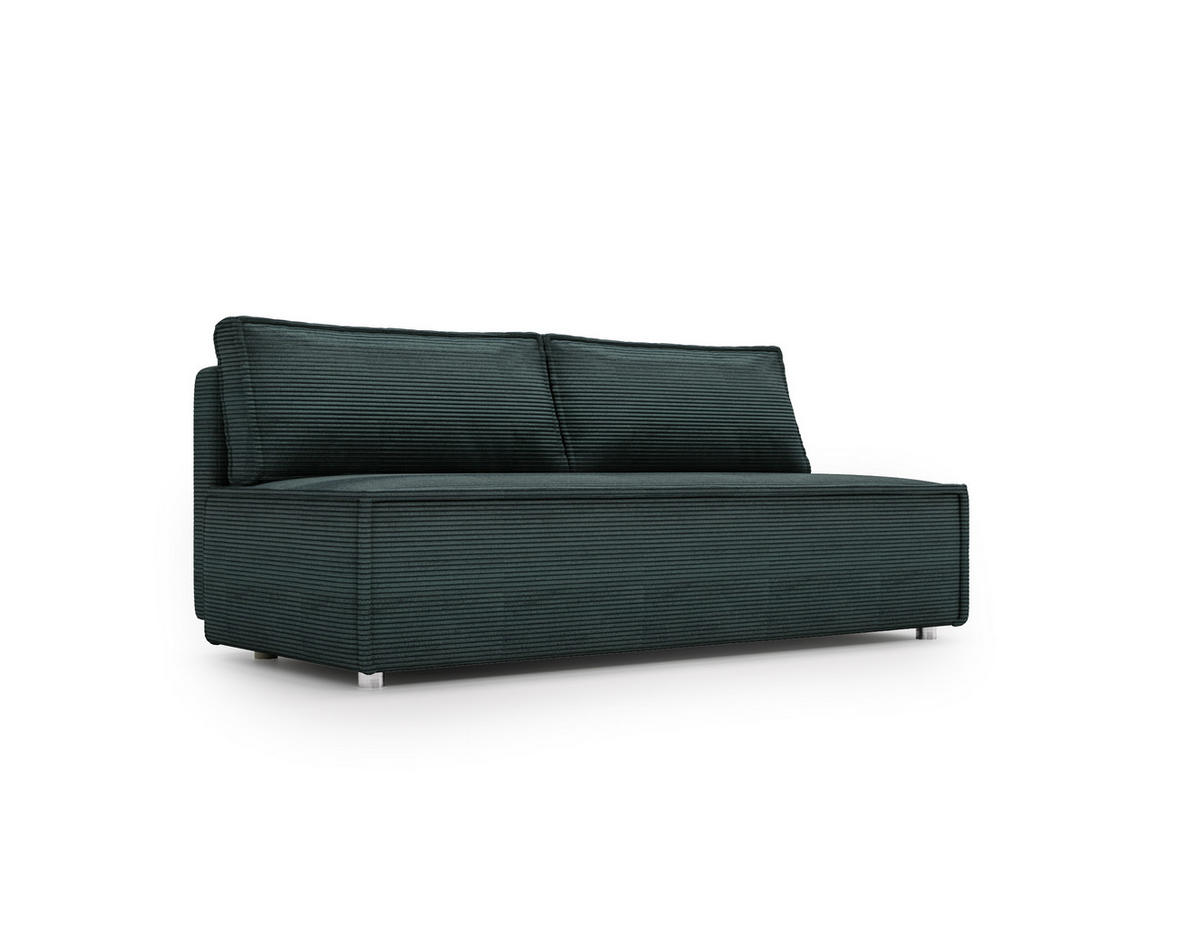 SCHLAFSOFA Mit Bettkasten DUO Poso Stoff Azurblau - Blau, Holz (198/89/90cm) - Kaiser Möbel