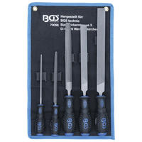 WERKSTATTFEILEN-SATZ 5-tlg. - Multicolor, Kunststoff (130/18/18cm) - BGS technic