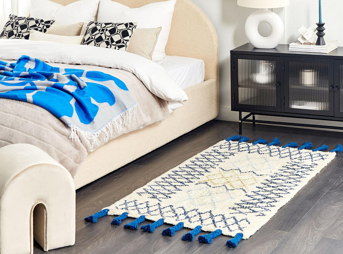 KURZFLOR-TEPPICH Erzincan 150/80 cm - Beige, Textil (80/150cm) - Beliani