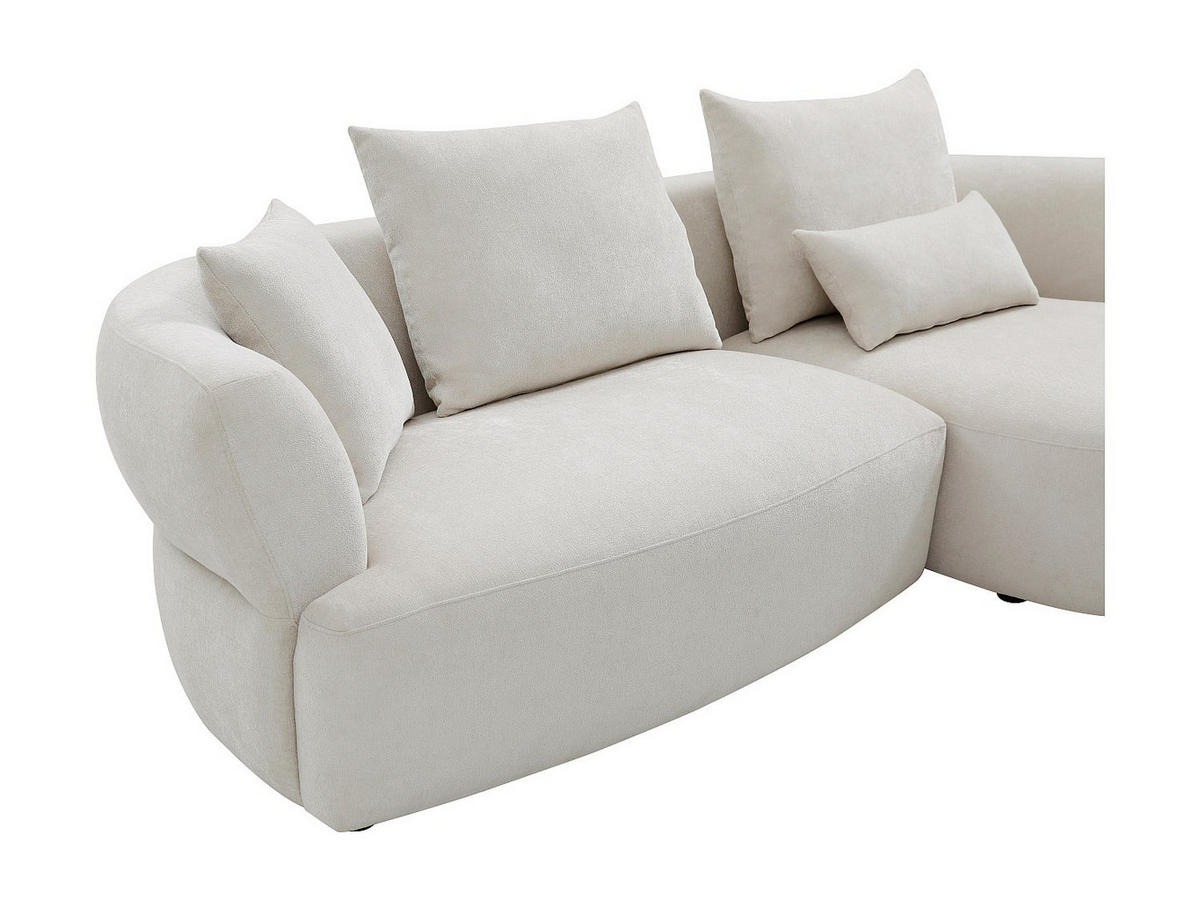 SOFA - 5 Personen - stoff - beige Cusava - Beige, Kunststoff/Textil (280/86/160cm) - Vente-Unique