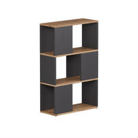 RAUMTEILER Eneos Anthrazit/Goldkraft Eiche 60 x 94 cm - Anthrazit/Eiche Wotan, Holzwerkstoff (60/94/24cm) - Vicco