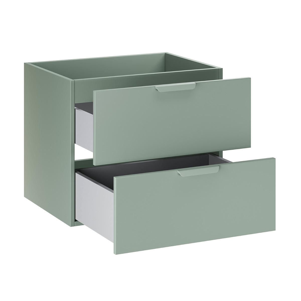WASCHTISCHUNTERSCHRANK 60cm Oria Grün - Grün, Holzwerkstoff (60/50/45.5cm) - Petits-meubles