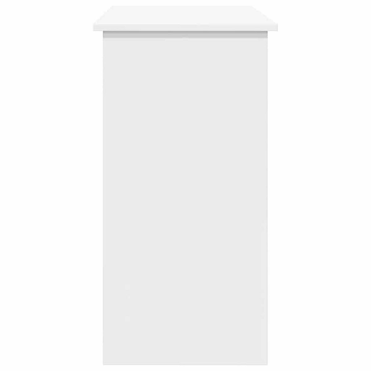 SCHREIBTISCH 80/40/75 cm aus Holzwerkstoff Weiß - Weiß, Holz (40/80/75cm) - vidaXL