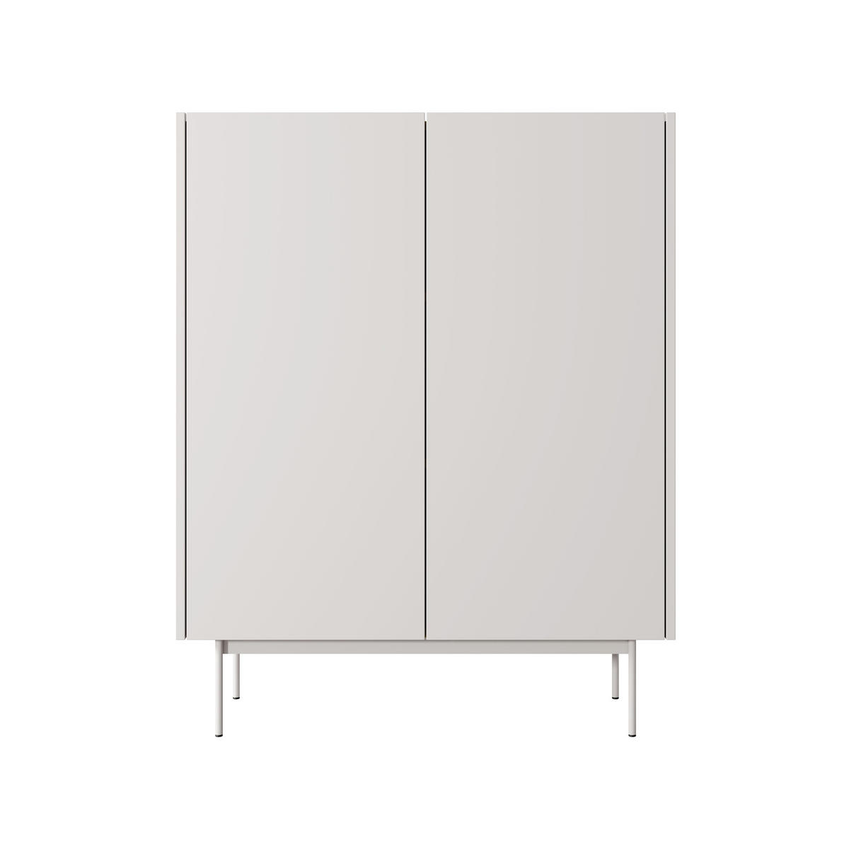 HIGHBOARD COLORE 97/122/37 cm mit 2 Türen Kaschmir - Kaschmir, Holzwerkstoff (97/122/37cm) - MASSENO