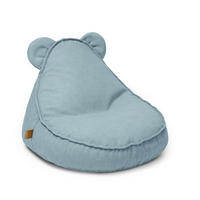 SITZSACK Outzy für Kinder, Bär, Blau - Blau, Textil (60/50/70cm) - MeowBaby