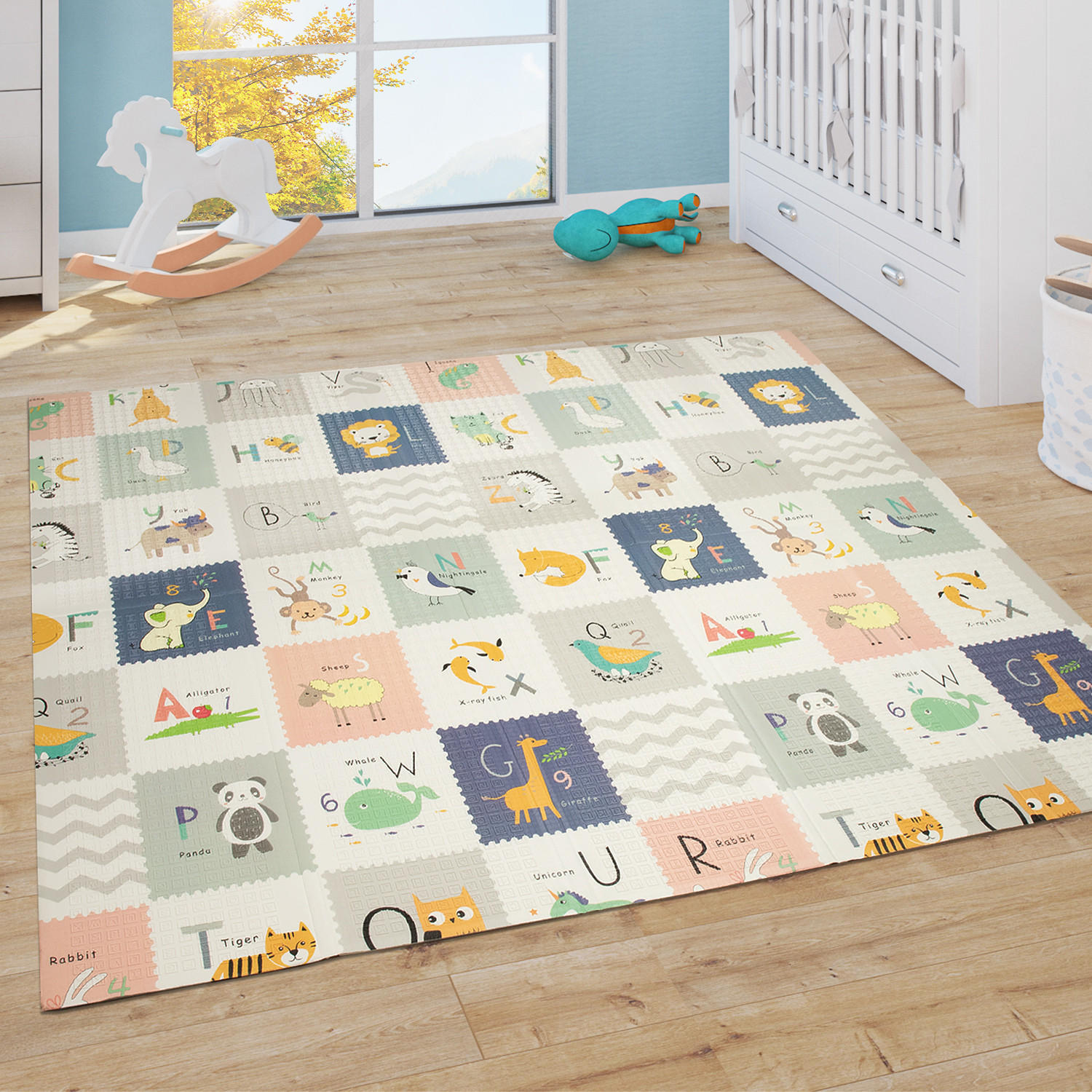 KINDERTEPPICH 150/200 cm Folding Mat 682 - Weiß, Textil (150/200cm) - Paco Home