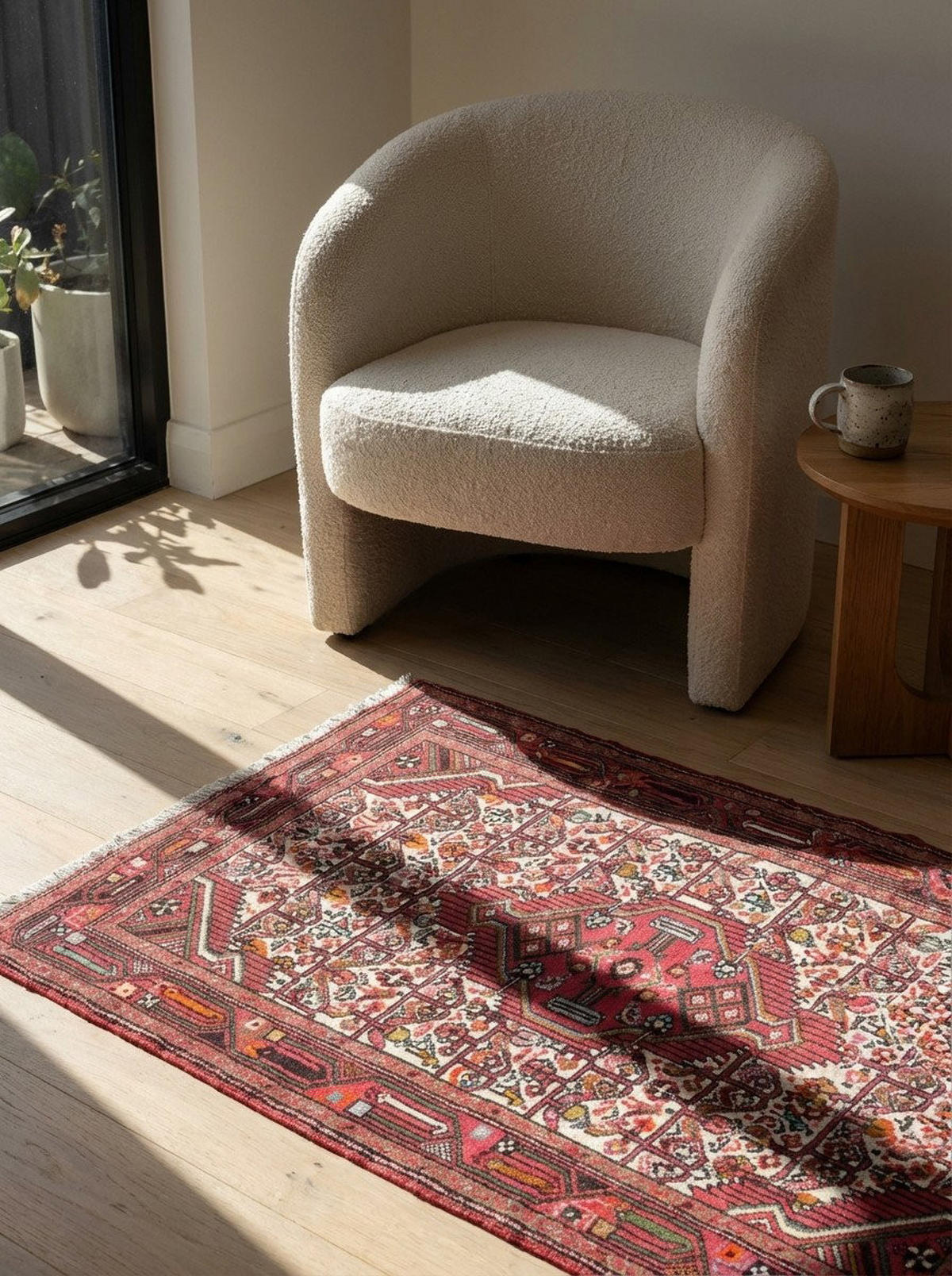 TEPPICH Assadabad Mehrfarbig 121/86 cm Schurwolle - Multicolor, Textil (86/121cm) - Looma