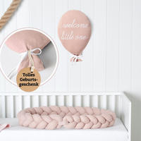 KISSEN Zierkissen Ballonkissen Kinderkissen Kinderzimmer Deko Wanddeko Ballon - Rosa, Textil (30/25cm) - nordic coast company
