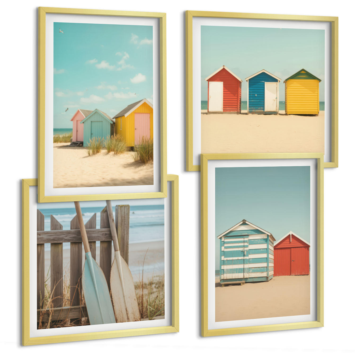 Tulup Bilder Gold 50x50 cm