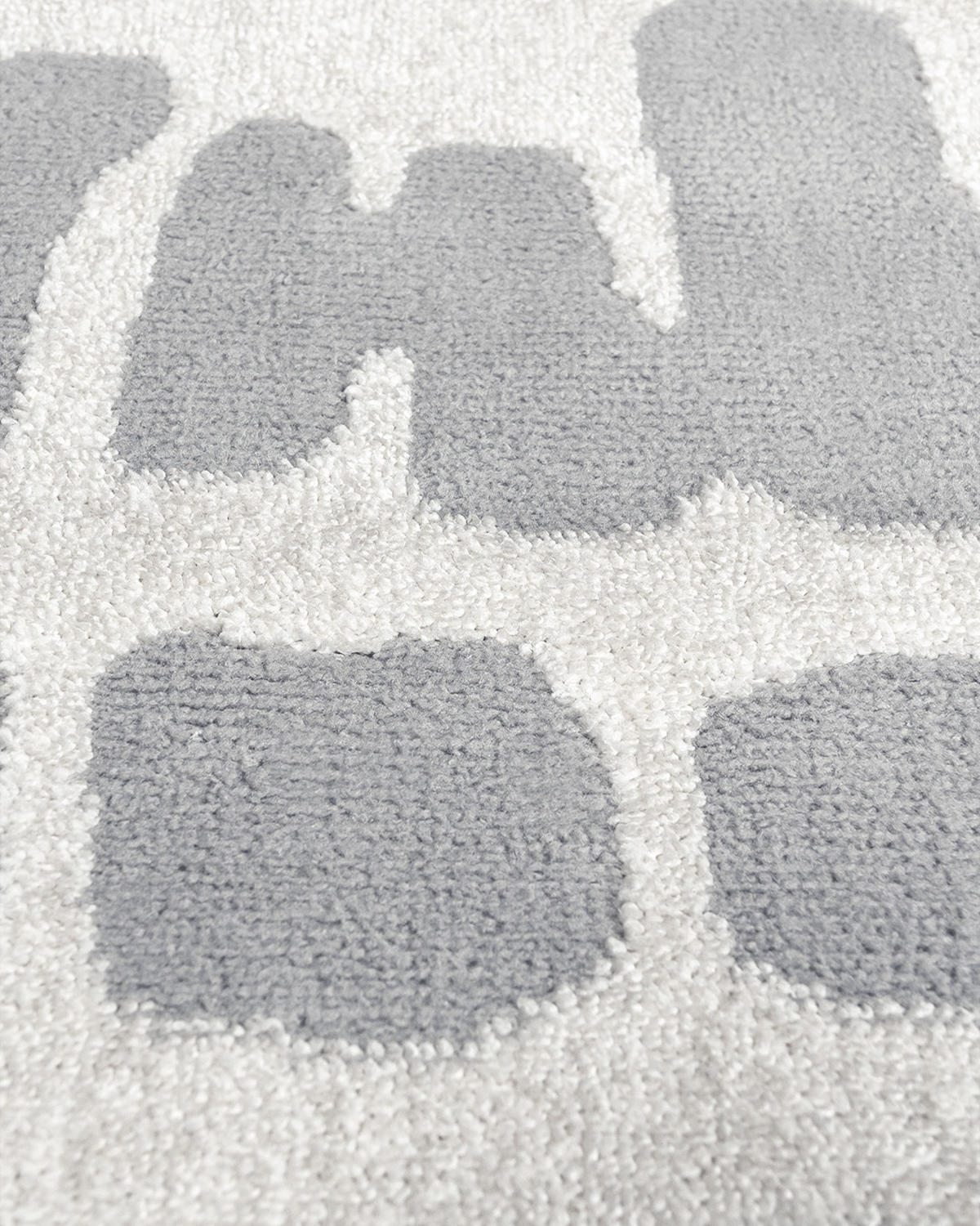 TEPPICH Mataro Paso Mazovia 160x230cm Anthrazit Creme Abstrakt Kurzflor - Anthrazit, Textil (160/230cm) - Mazovia