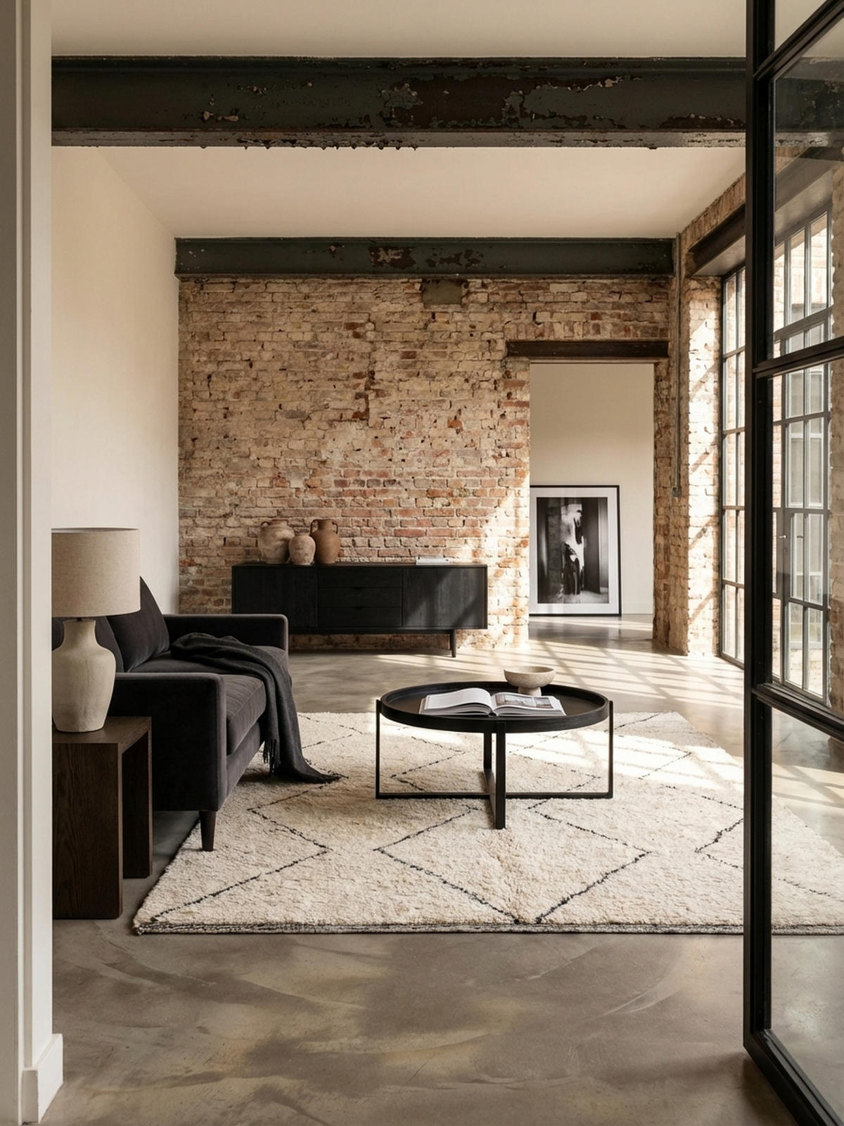 COUCHTISCH Schwarz Mango Massivholz Metall, Rund mit erhöhtem Rand, 60x60x35 cm - Schwarz, Holz/Metall (60/60/35cm) - KADIMA DESIGN