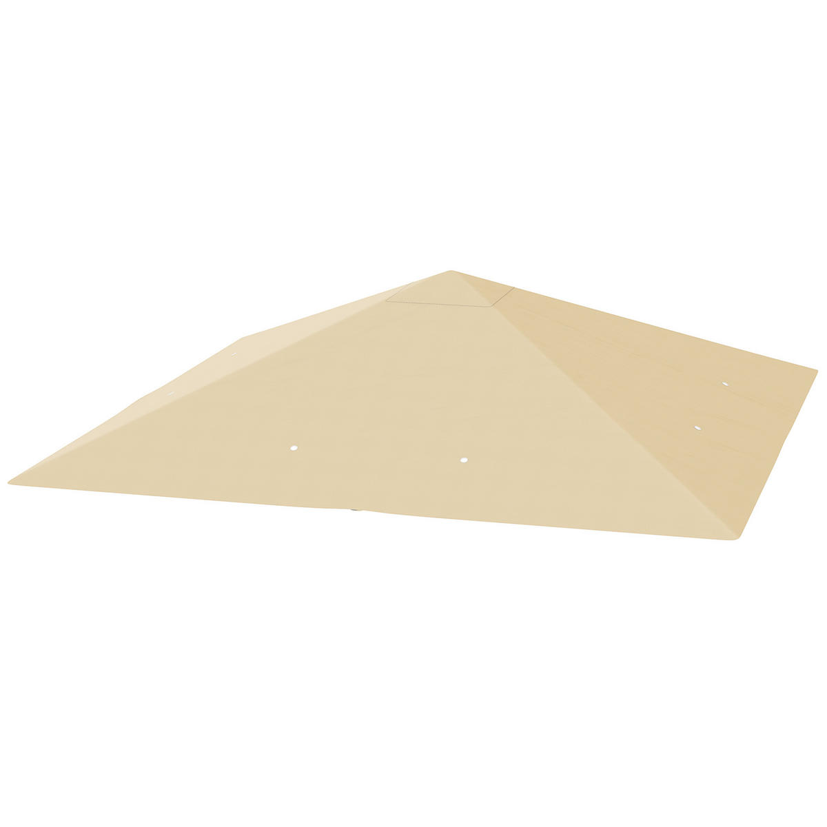 ERSATZDACH für Pavillon 3 x 3 m wasserabweisend Pavillondach UPF30+ Ersatzbezug Oxford-Stoff, 370 g/m², Beige - Beige, Textil (298/1/298cm)