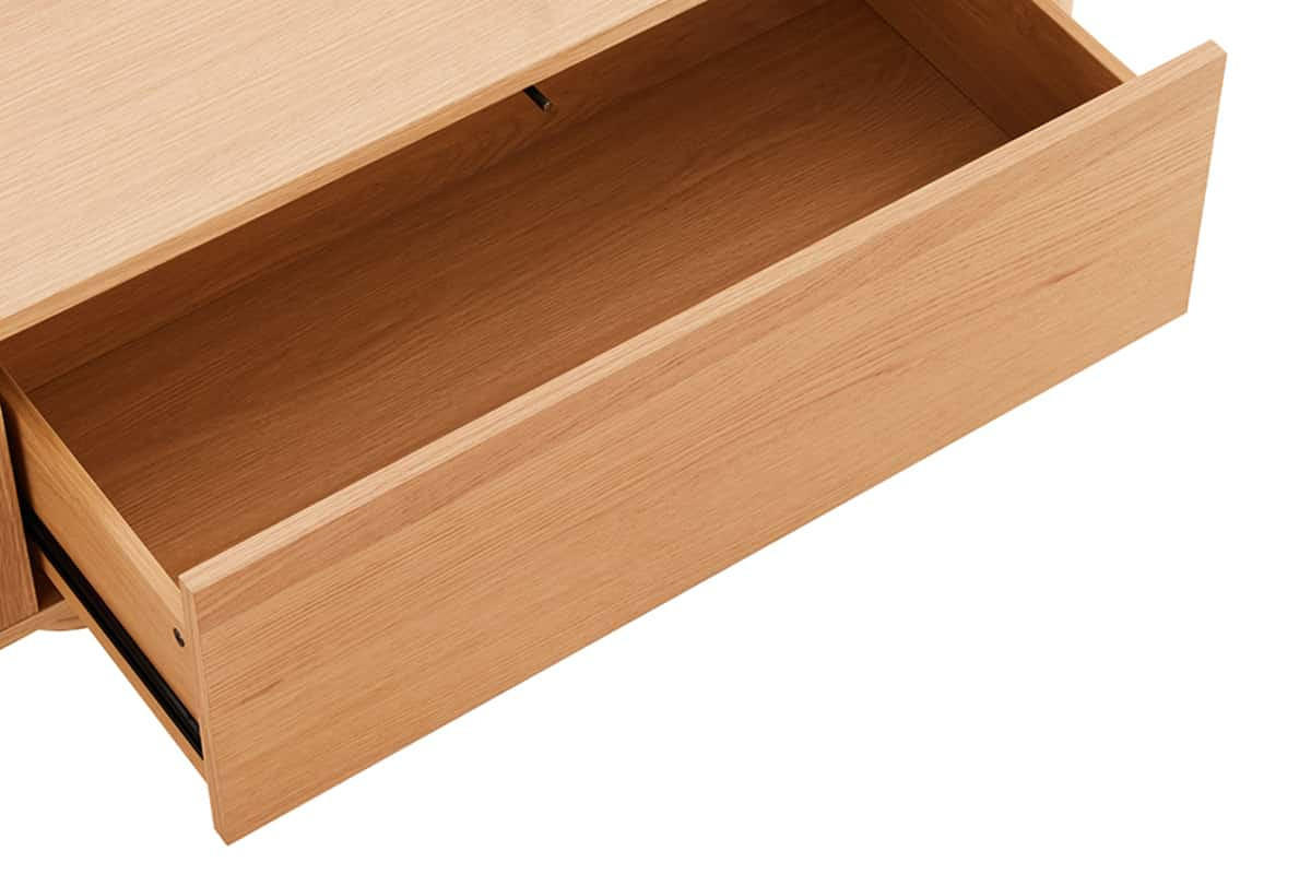 COUCHTISCH VALHALLA WOOD Furnier Natur 100 cm - Braun, Holz (60/100/38cm) - riess-ambiente