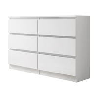 KOMMODE Malwa M6 120 - Weiß, Holzwerkstoff (120/77/30cm) - MIRJAN24