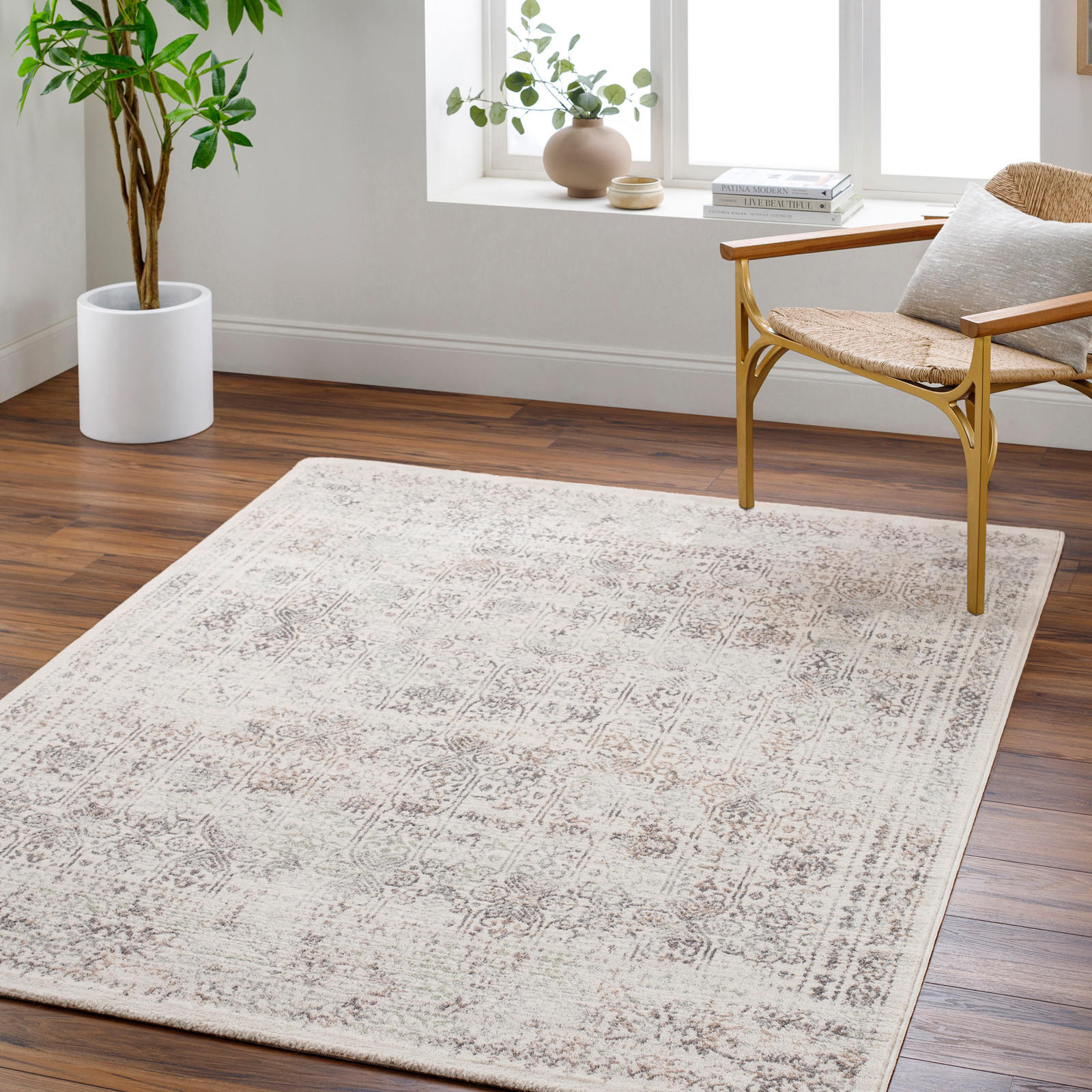VINTAGE-TEPPICH 200/275 cm Mehrfarbig - Grau, Textil (200/275cm)