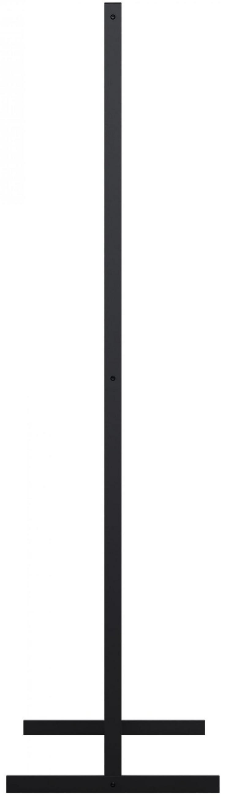 KLEIDERSTÄNDER 150x38x120-schwarz-Metall - Schwarz, Metall (120/185/50cm) - CLP