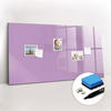 MAGNETTAFEL 120x60 Flieder schwarzer Marker - Violett, Glas (120/0.4/60cm) - TULUP