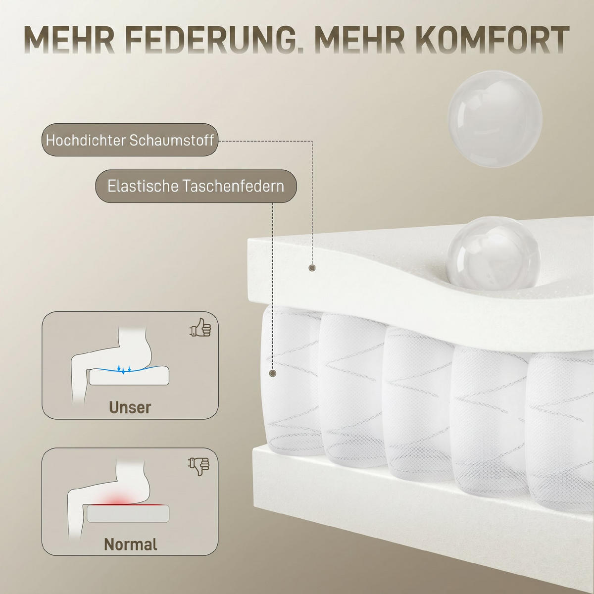 BÜROSTUHL Polyester Dunkelgrau - Dunkelgrau/Silberfarben, Textil/Metall (65/123/75cm) - HOMCOM