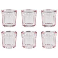 TRINKGLAS (6er-Set) Baretto 380ml - Rosa, Glas (0.5L) - Butlers