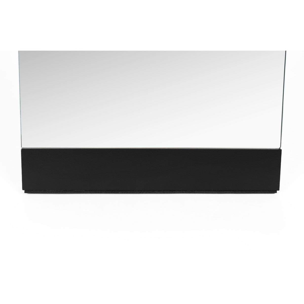 STANDSPIEGEL Stand Spiegel/ Schwarz - Schwarz, Metall (30.5/147.5/36.5cm) - Housecraft Living