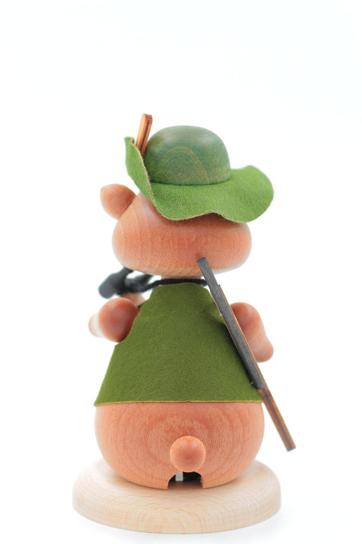 RAUCHFIGUR Hamster Jäger 13 cm - Multicolor, Holz (8/13/0.1cm)