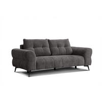 SOFA SALVINI 3-Sitzer, dunkelgrau - Dunkelgrau, Holz/Textil (237/88/99cm) - Courtois Laville