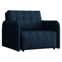 SCHLAFSOFA Viva Grand I - Schwarz/Dunkelblau, Holz/Kunststoff (98/85/95cm) - MIRJAN24