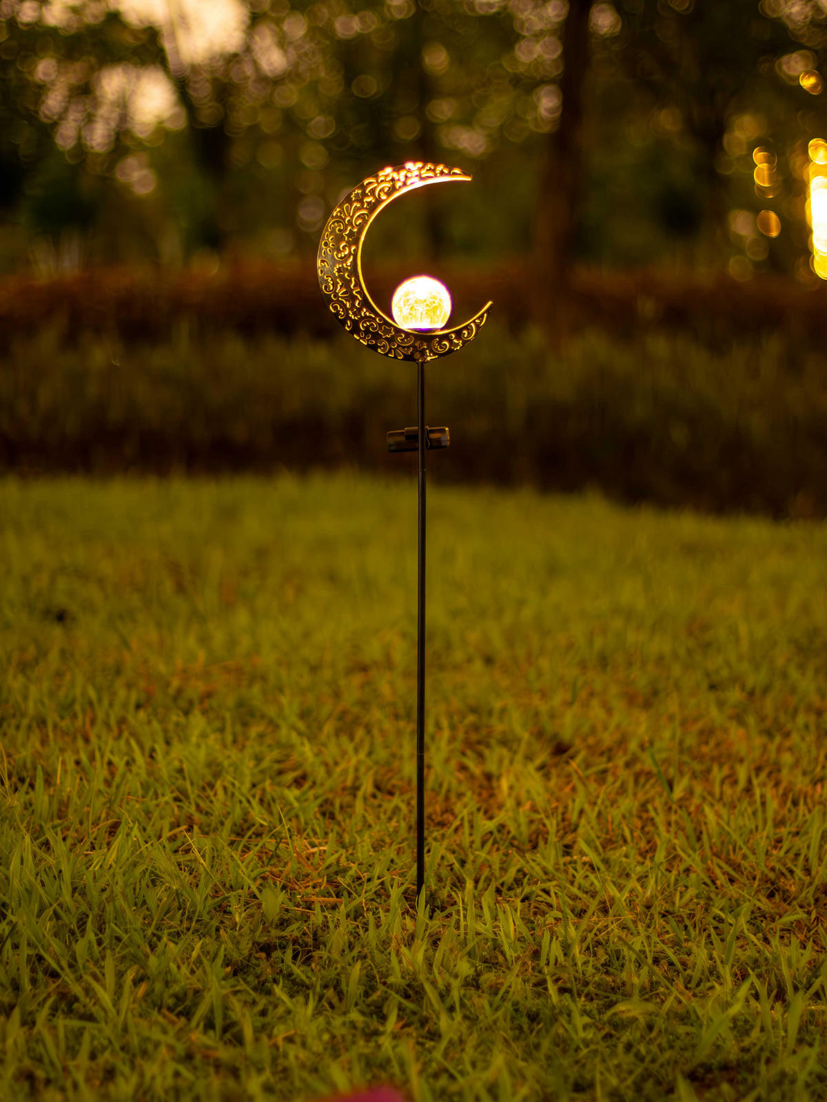 LED-SOLAR-GARTENSTECKER - mit Dämmerungssensor und wetterfestem Design für stilvolle Außenbeleuchtung, 1er-Set - Weiß, Kunststoff (3/20/90cm) - Northpoint