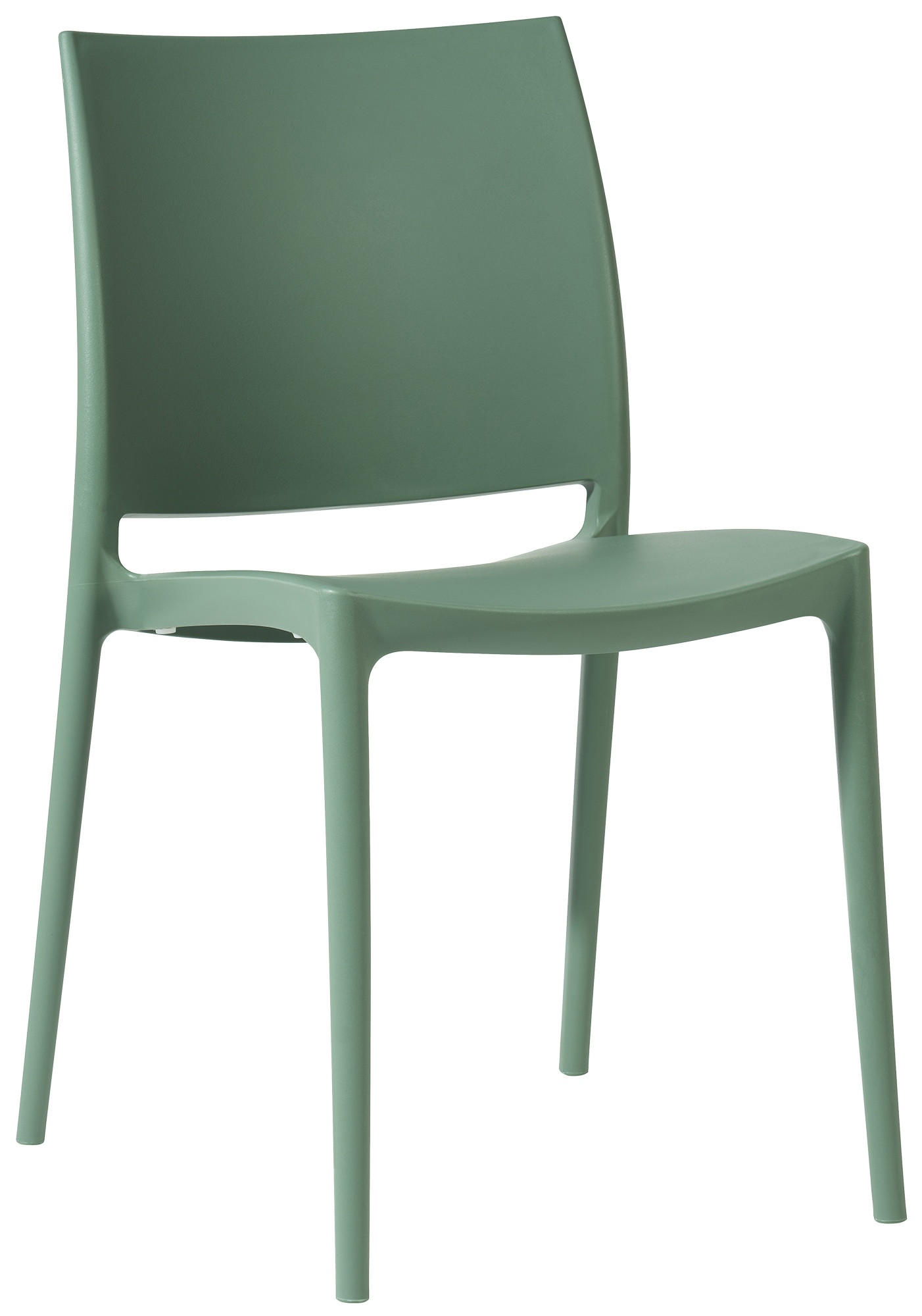 GARTENSTUHL Kunststoff Oliv - Olivgrün, Kunststoff (42/81/49cm) - CLP