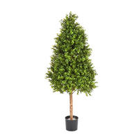 KUNSTBAUM Künstlicher Buchsbaum - Rene 140 cm - Grün, Kunststoff (140cm) - aplanta