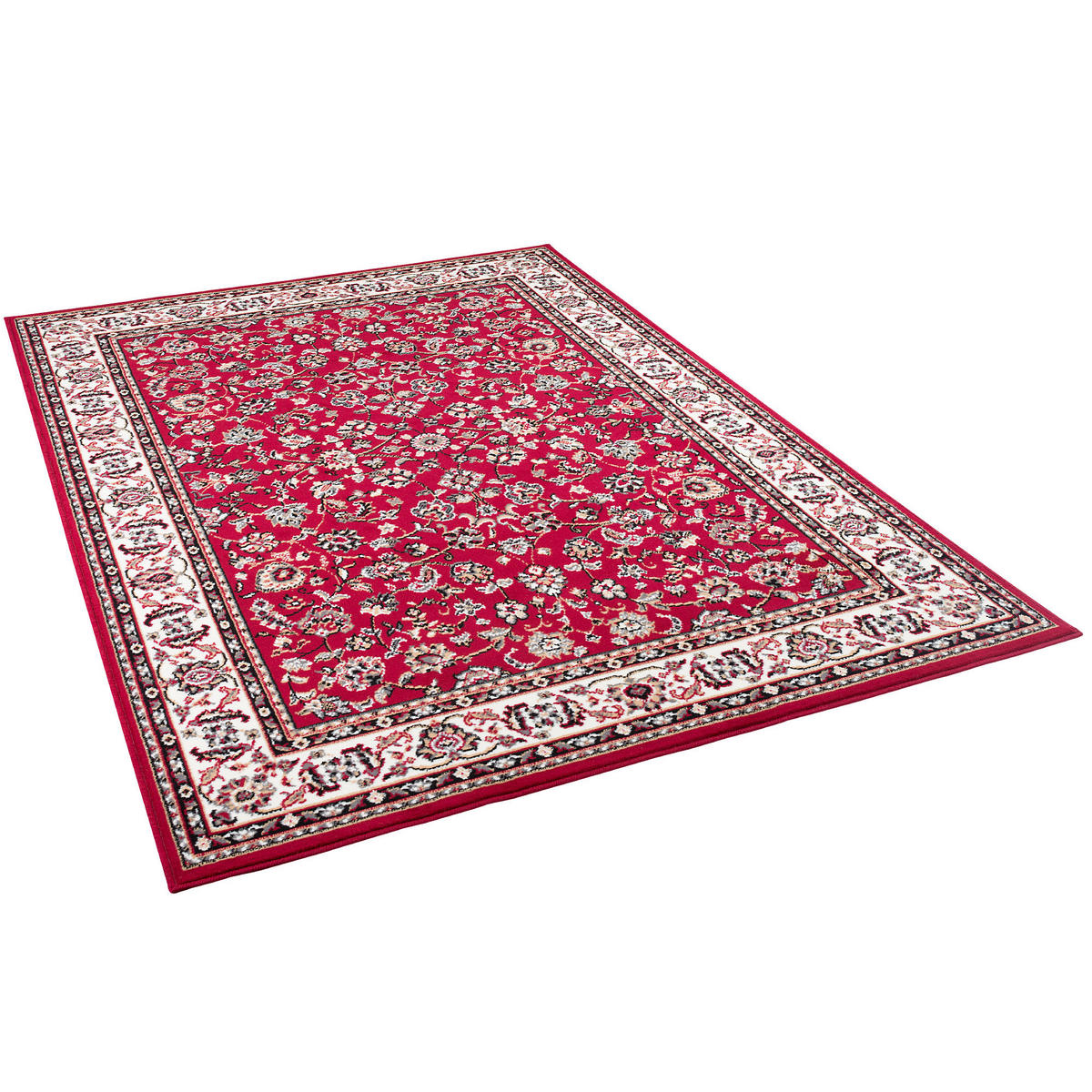ORIENT TEPPICH TRENDLINE ROT BORDÜRE - Rot, Textil (80/150cm) - Pergamon