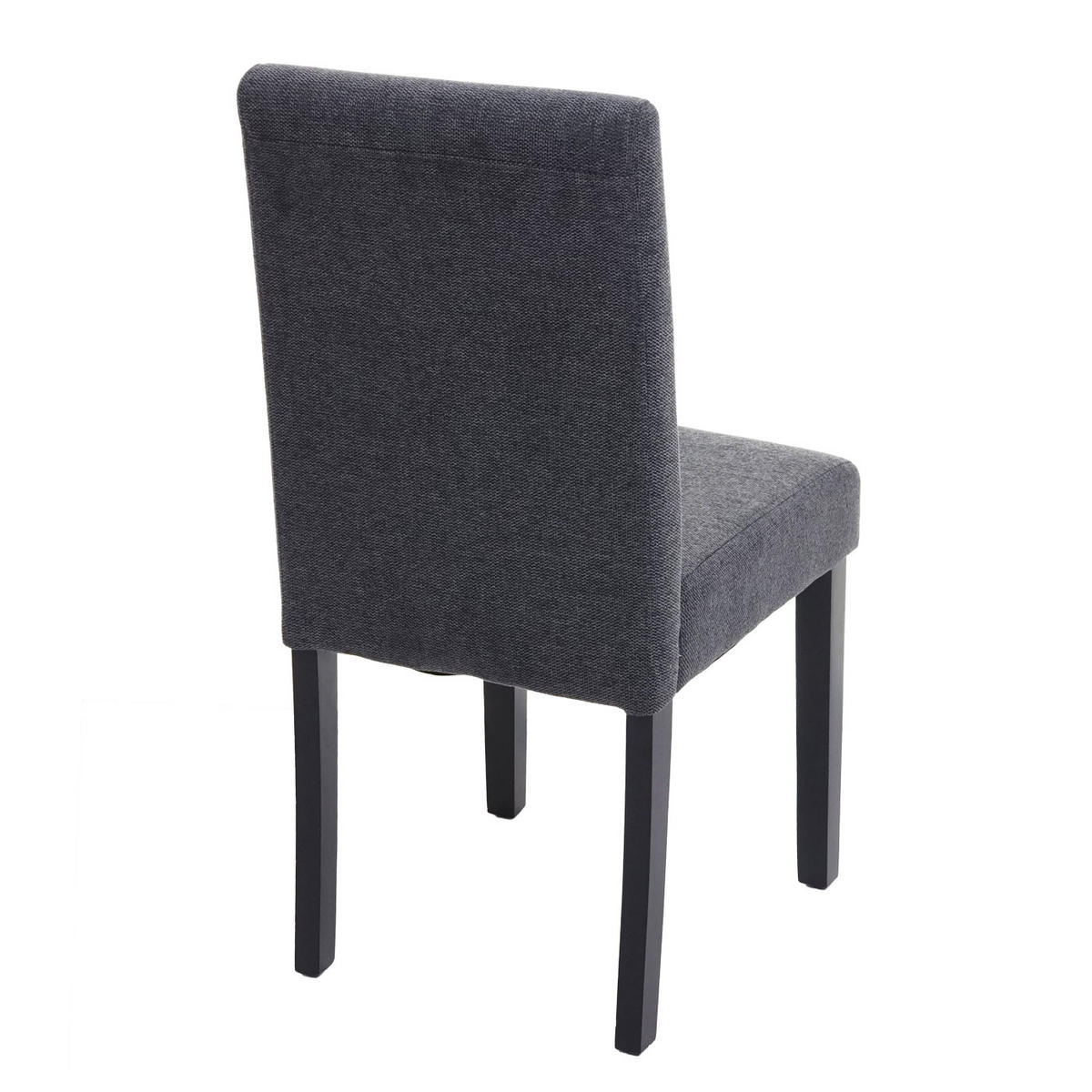 ESSZIMMERSTUHL Anthrazit, Dunkelbraun 4er-Set - Anthrazit/Dunkelbraun, Textil (43/90/56cm) - Jamb