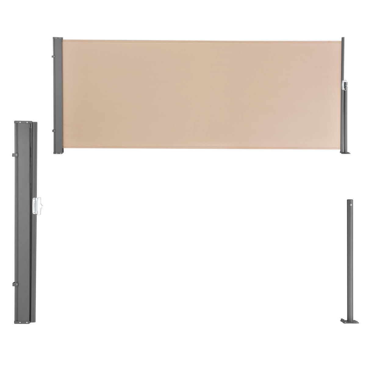 SEITENMARKISE Mulhacén - Sandfarben, Textil (300/100cm) - pro.tec