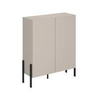 KOMODA Bérénice Kašmir in črna barva - kašmir, leseni material (114/135/40cm) - Petits-meubles
