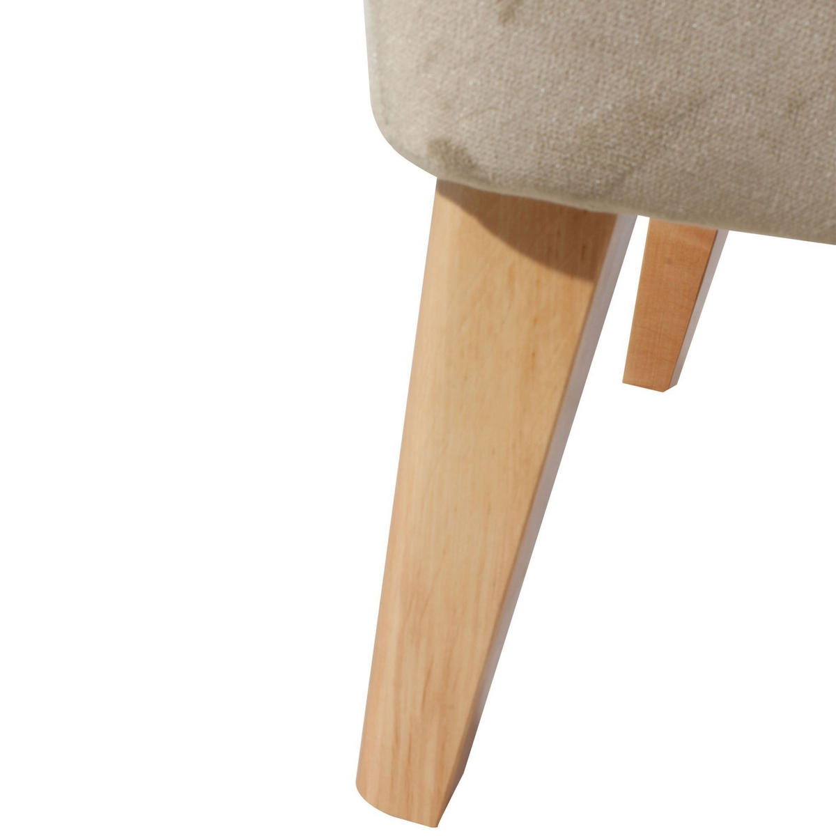 SESSEL Kaiya Bezug Samtvelours Buche natur / sand - Gelb, Kunststoff (71/97/82cm) - 58aufmkessel