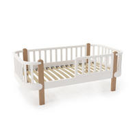 KINDERBETT ETUDE Weiß 88x165x65 cm - Weiß, Holz - FURNLUX