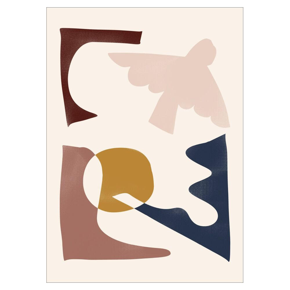 POSTER Affordable Art Prints - Melloi - Multicolor, Papier (70/100/0.1cm) - Poster&Frame