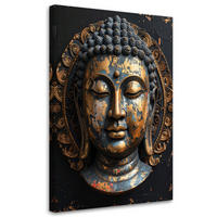 LEINWANDBILD Zen und Orientalisch 60x90cm - Goldfarben, Textil (60/90cm) - Feeby