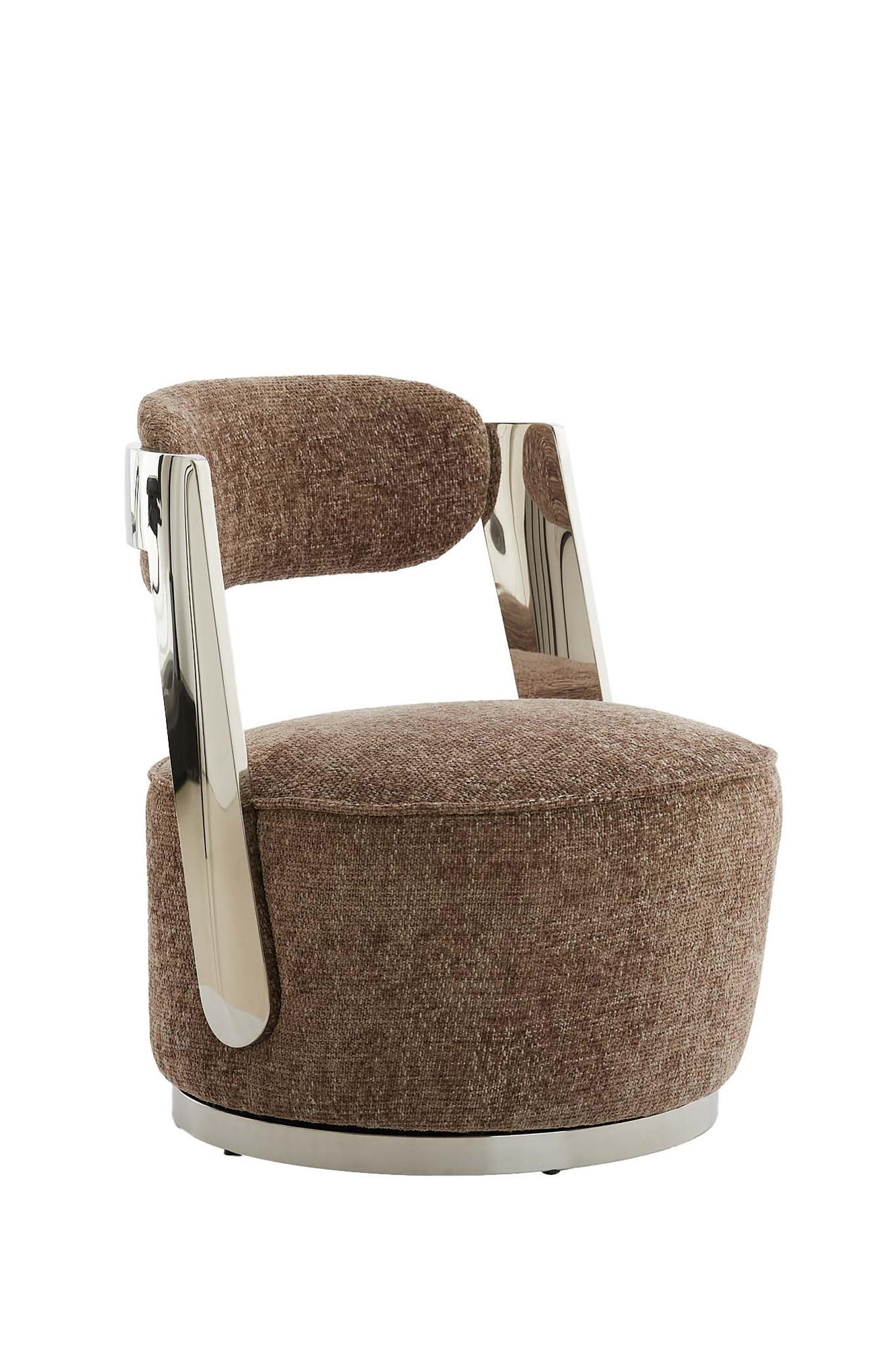 SESSEL Kemena Grau 68/65/77 cm - Grau, Textil (68/77/65cm) - Light & Living