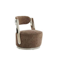 SESSEL Kemena Grau 68/65/77 cm - Grau, Textil (68/77/65cm) - Light & Living