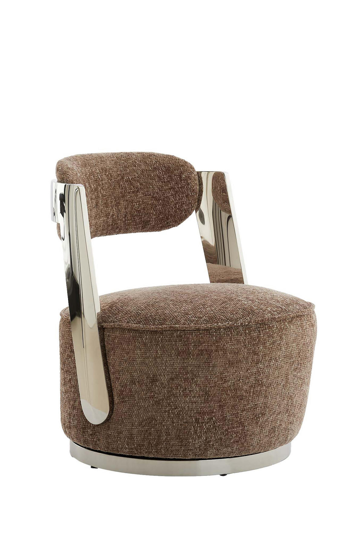 SESSEL Kemena Grau 68/65/77 cm - Grau, Textil (68/77/65cm) - Light & Living