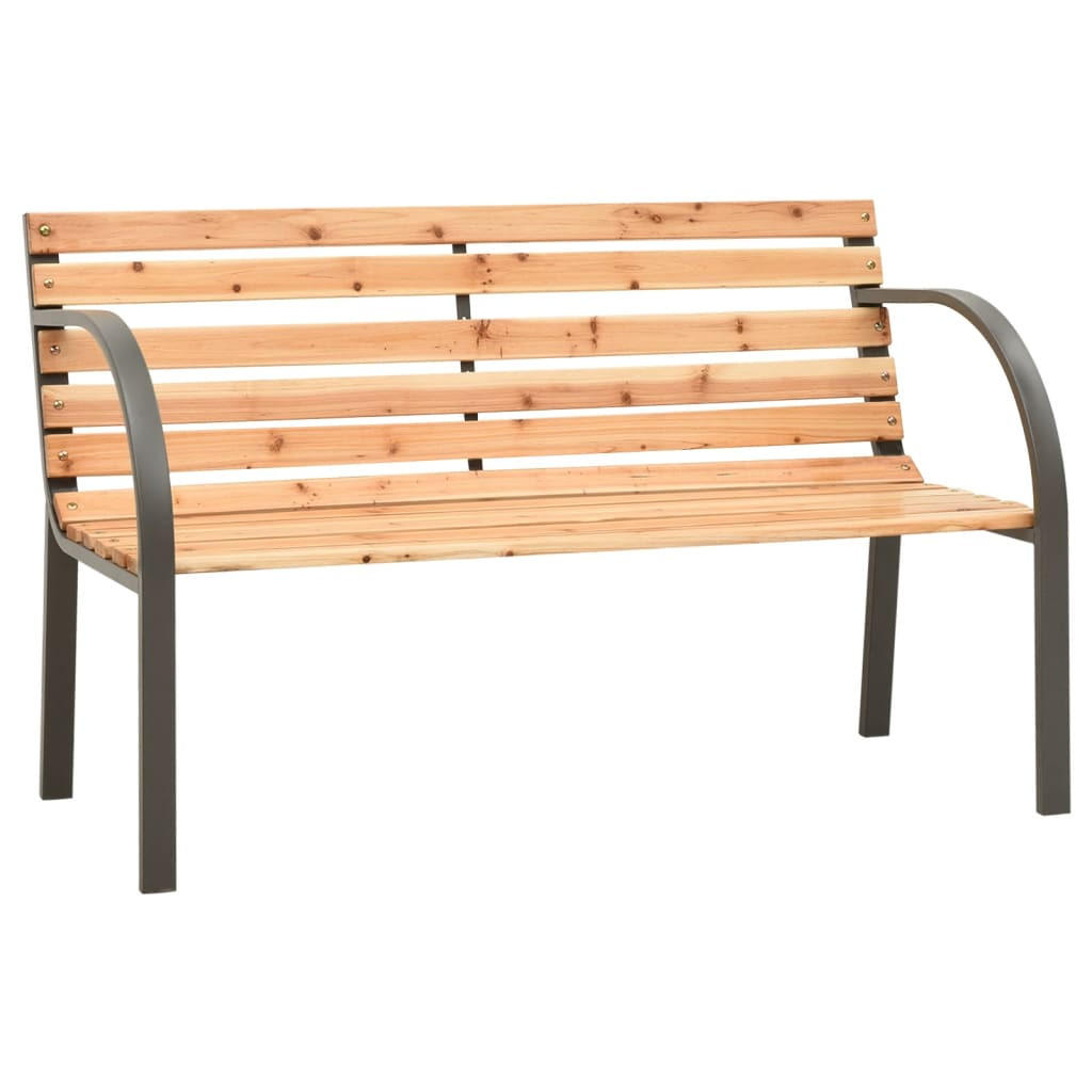 furnicato Kinder-Gartenbank Braun 81x56x38 cm