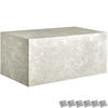 COUCHTISCH Lasley,90 x 50 x 40 cm,Travertin Optik - Beige, Holz (50/90/40cm) - tectake