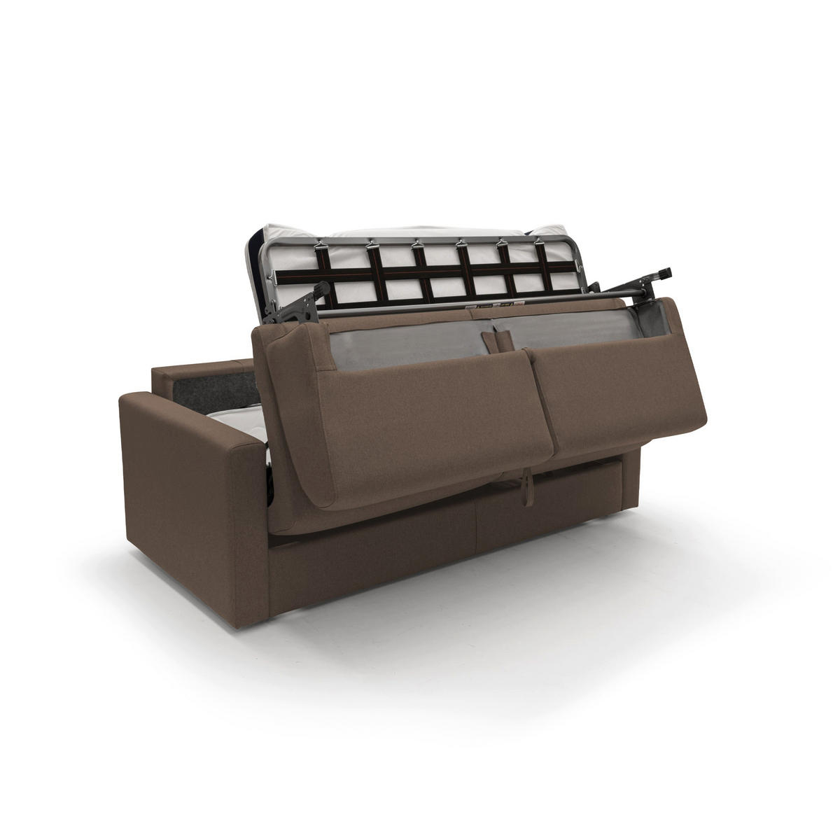 SCHLAFSOFA Chris - Beige, Textil (166/90/96cm) - Divani.store
