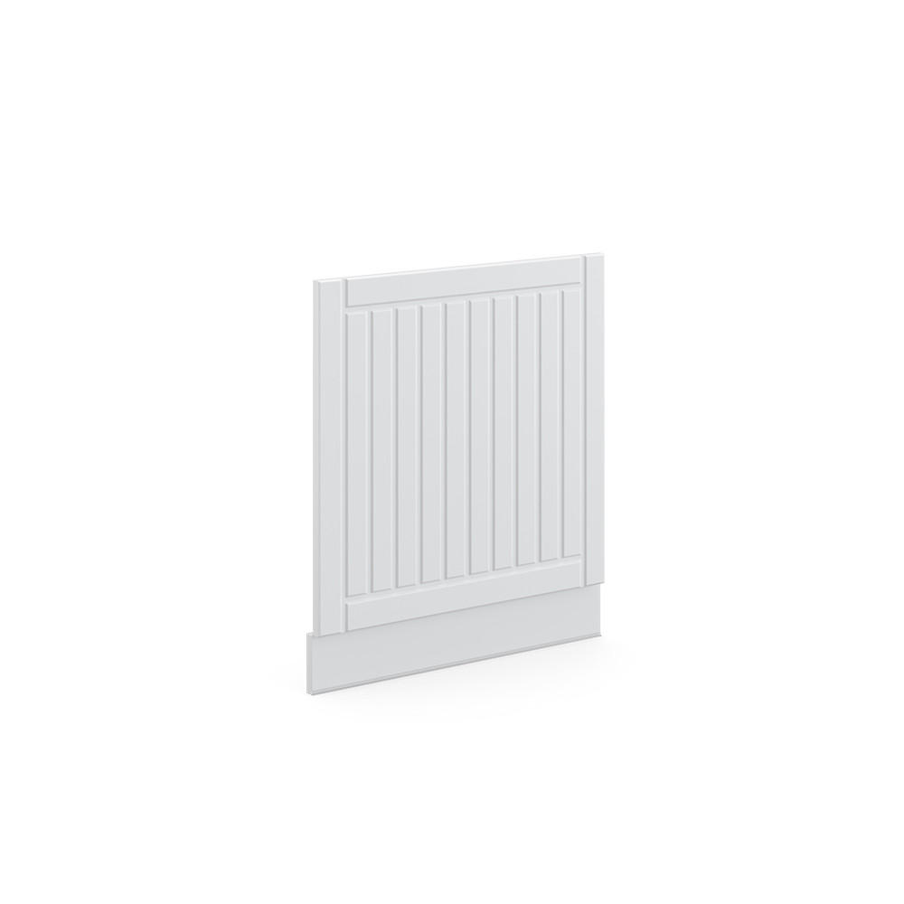 FRONTBLENDE Fame-Line Weiß Landhaus 60 cm ohne AP - Creme/Weiß, Holzwerkstoff (60/67.4/1.6cm) - Vicco